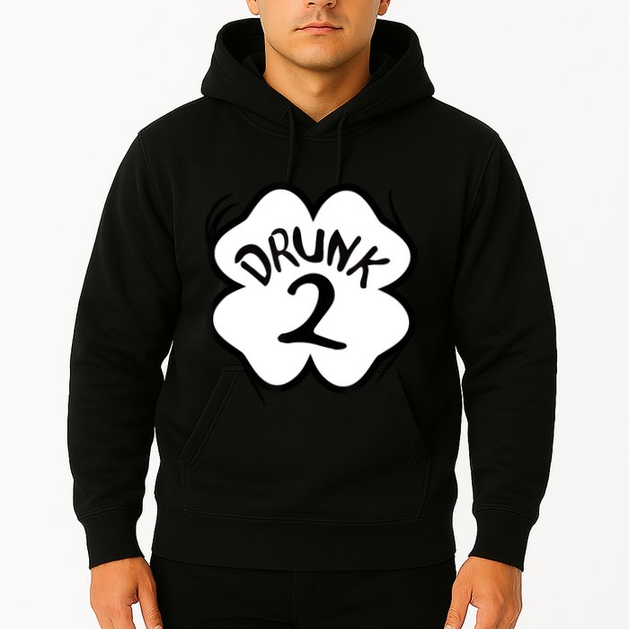Drunk 2 St Pattys Day Green Tee Drinking Team Group Matching Hoodie