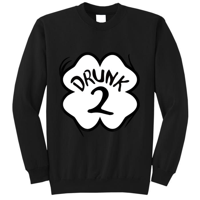 Drunk 2 St Pattys Day Green Tee Drinking Team Group Matching Sweatshirt