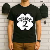 Drunk 2 St Pattys Day Green Tee Drinking Team Group Matching T-Shirt
