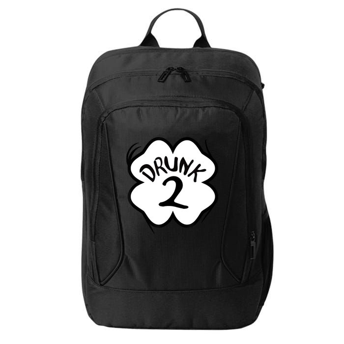Drunk 2 St Pattys Day Green Tee Drinking Team Group Matching City Backpack