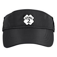 Drunk 2 St Pattys Day Green Tee Drinking Team Group Matching Adult Drive Performance Visor