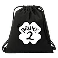 Drunk 2 St Pattys Day Green Tee Drinking Team Group Matching Drawstring Bag