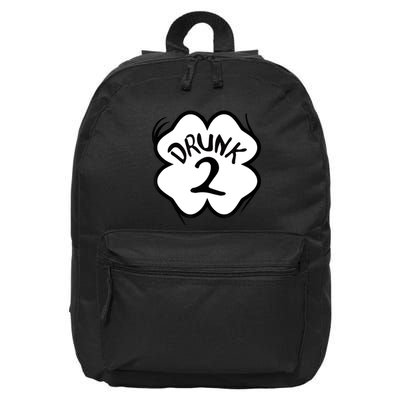 Drunk 2 St Pattys Day Green Tee Drinking Team Group Matching 16 in Basic Backpack