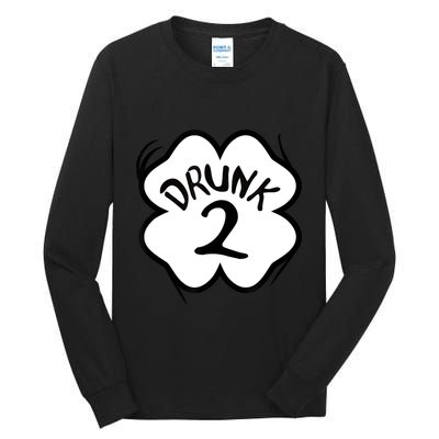 Drunk 2 St Pattys Day Green Tee Drinking Team Group Matching Tall Long Sleeve T-Shirt