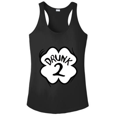 Drunk 2 St Pattys Day Green Tee Drinking Team Group Matching Ladies PosiCharge Competitor Racerback Tank