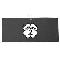 Drunk 2 St Pattys Day Green Tee Drinking Team Group Matching Large Microfiber Waffle Golf Towel