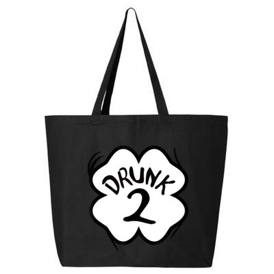 Drunk 2 St Pattys Day Green Tee Drinking Team Group Matching 25L Jumbo Tote