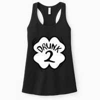 Drunk 2 St Pattys Day Green Tee Drinking Team Group Matching Womens Tank Top