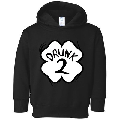 Drunk 2 St Pattys Day Green Tee Drinking Team Group Matching Toddler Hoodie