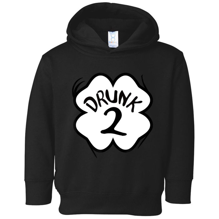 Drunk 2 St Pattys Day Green Tee Drinking Team Group Matching Toddler Hoodie