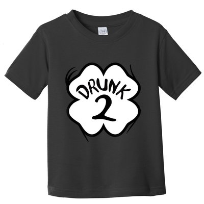 Drunk 2 St Pattys Day Green Tee Drinking Team Group Matching Toddler T-Shirt