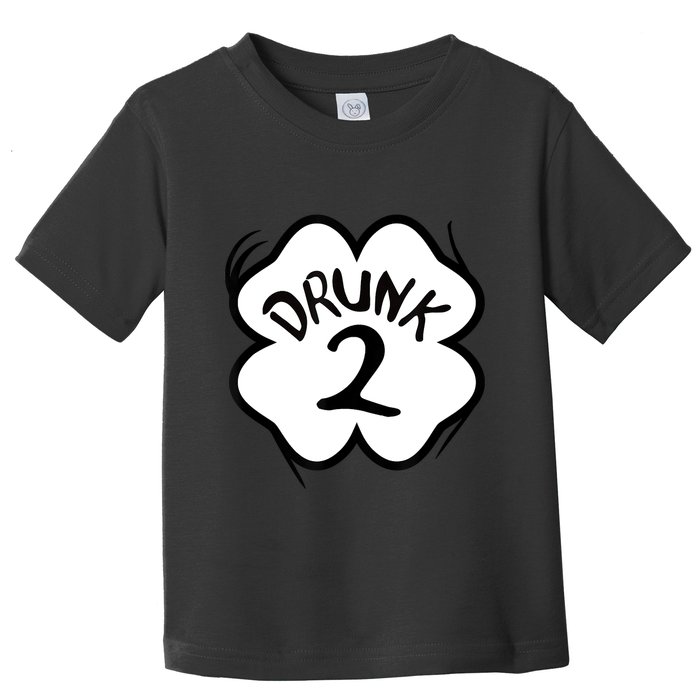 Drunk 2 St Pattys Day Green Tee Drinking Team Group Matching Toddler T-Shirt