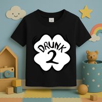 Drunk 2 St Pattys Day Green Tee Drinking Team Group Matching Toddler T-Shirt