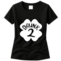 Drunk 2 St Pattys Day Green Tee Drinking Team Group Matching Womens T-Shirt