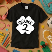 Drunk 2 St Pattys Day Green Tee Drinking Team Group Matching Kids T-Shirt