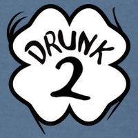 Drunk 2 St Pattys Day Green Tee Drinking Team Group Matching Garment-Dyed Fleece Hoodie