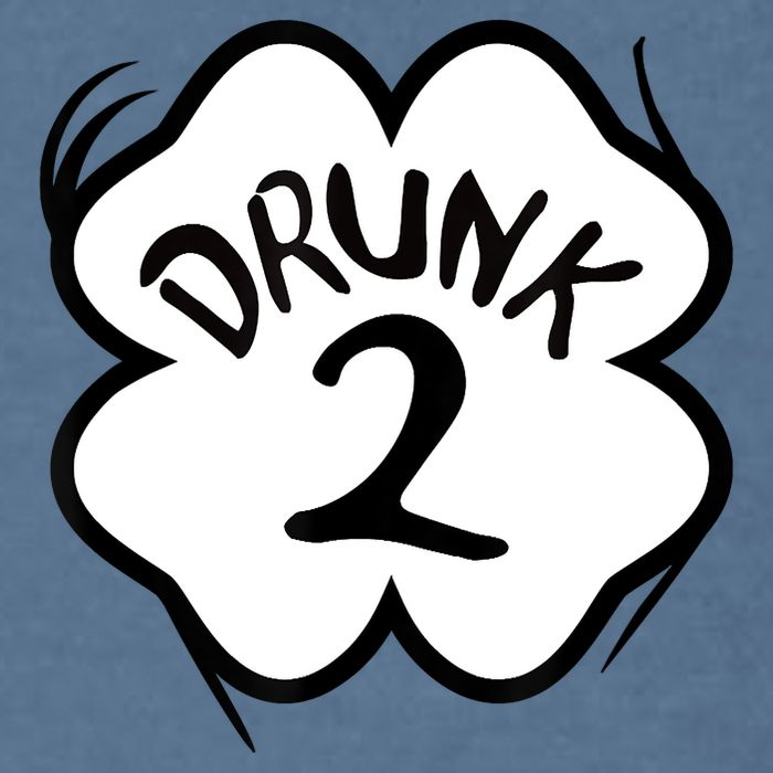 Drunk 2 St Pattys Day Green Tee Drinking Team Group Matching Garment-Dyed Fleece Hoodie