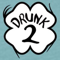 Drunk 2 St Pattys Day Green Tee Drinking Team Group Matching Sueded Cloud Jersey T-Shirt
