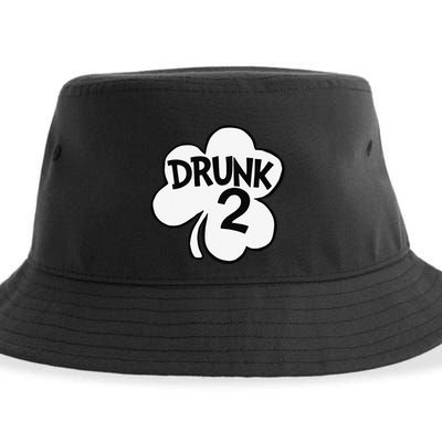 Drunk 2 Saint Patrick's Day Party Group Sustainable Bucket Hat
