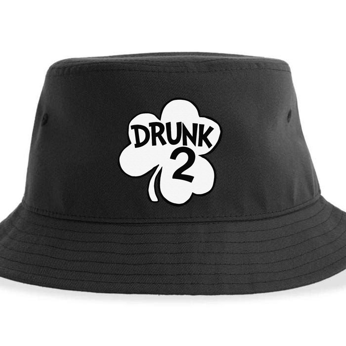 Drunk 2 Saint Patrick's Day Party Group Sustainable Bucket Hat