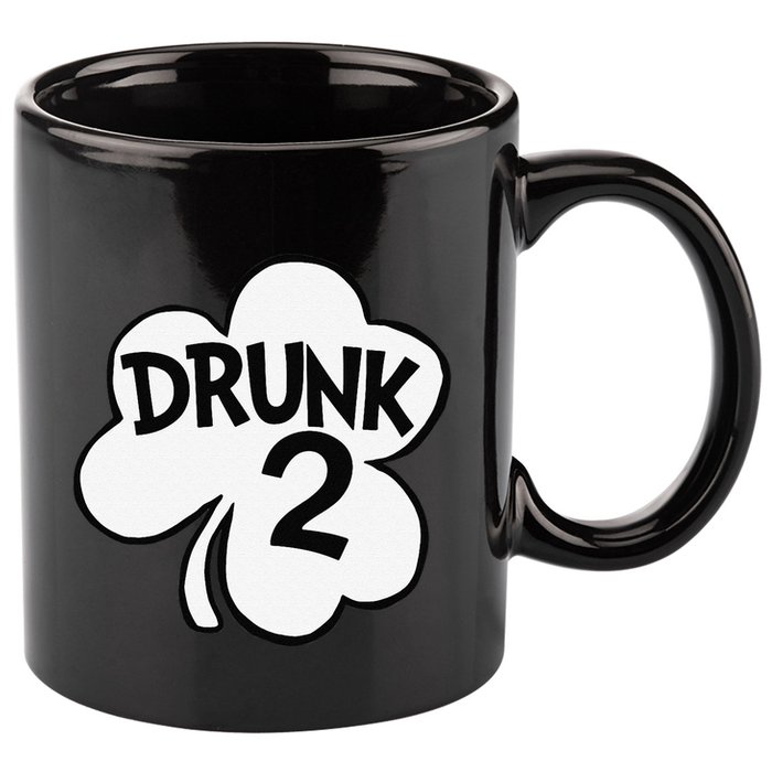 Drunk 2 Saint Patrick's Day Party Group 11oz C Handle Ceramic Mug