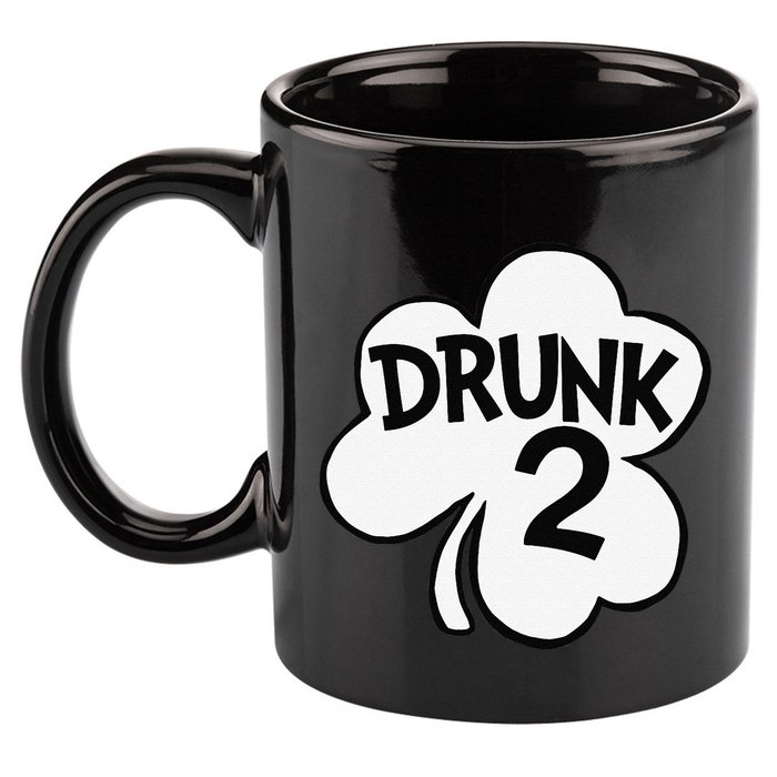 Drunk 2 Saint Patrick's Day Party Group 11oz C Handle Ceramic Mug