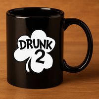Drunk 2 Saint Patrick's Day Party Group 11oz C Handle Ceramic Mug