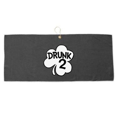 Drunk 2 Saint Patrick's Day Party Group Large Microfiber Waffle Golf Towel