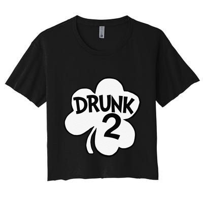 Drunk 2 Saint Patrick's Day Party Group Crop Top