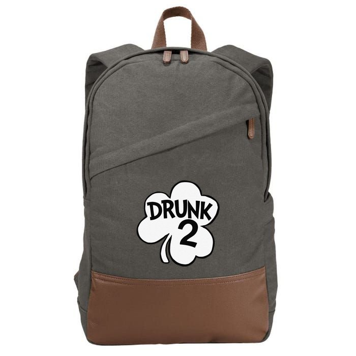Drunk 2 Saint Patrick's Day Party Group Cotton Canvas Backpack