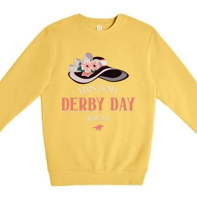 Derby 2024 This Is My Derby Dress Premium Crewneck Sweatshirt