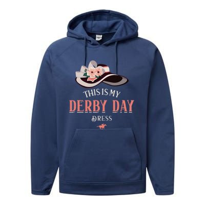 Derby 2024 This Is My Derby Dress Performance Fleece Hoodie