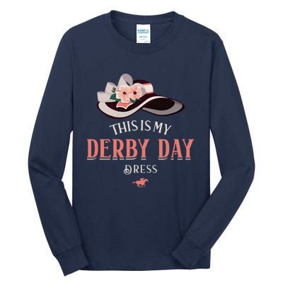 Derby 2024 This Is My Derby Dress Tall Long Sleeve T-Shirt