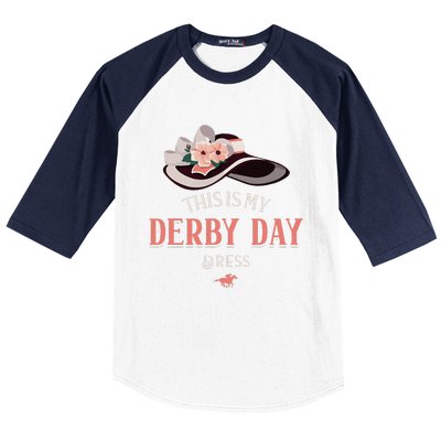 Derby 2024 This Is My Derby Dress Baseball Sleeve Shirt