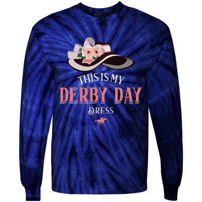 Derby 2024 This Is My Derby Dress Tie-Dye Long Sleeve Shirt