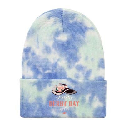 Derby 2024 This Is My Derby Dress Tie Dye 12in Knit Beanie