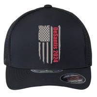 Desantis 2024 USA Flag Ron Desantis 2024 Election Desantis President 2024 Flexfit Unipanel Trucker Cap