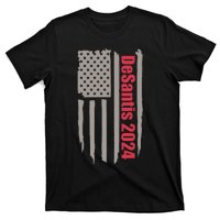 Desantis 2024 USA Flag Ron Desantis 2024 Election Desantis President 2024 T-Shirt