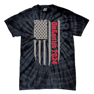 Desantis 2024 USA Flag Ron Desantis 2024 Election Desantis President 2024 Tie-Dye T-Shirt