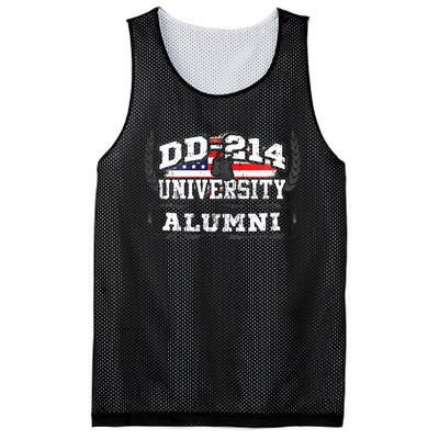 DD 214 University Alumni Military Vet Retired Veteran Flag Mesh Reversible Basketball Jersey Tank