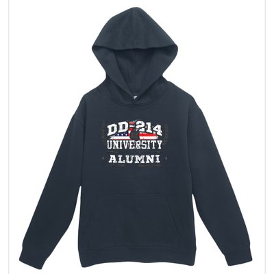 DD 214 University Alumni Military Vet Retired Veteran Flag Urban Pullover Hoodie