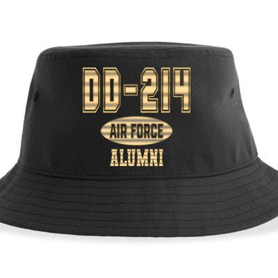 DD 214 US Air Force Alumni USAF Retired Veterans Sustainable Bucket Hat