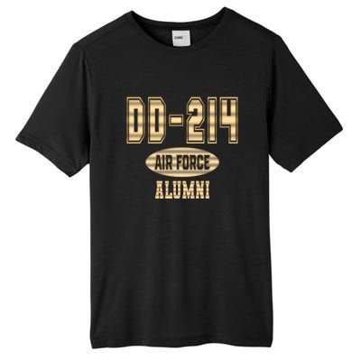 DD 214 US Air Force Alumni USAF Retired Veterans Tall Fusion ChromaSoft Performance T-Shirt