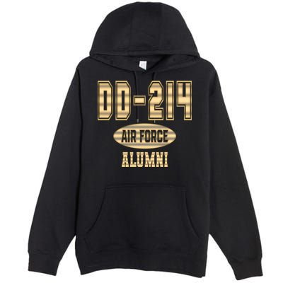 DD 214 US Air Force Alumni USAF Retired Veterans Premium Pullover Hoodie