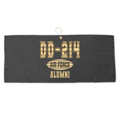 DD 214 US Air Force Alumni USAF Retired Veterans Large Microfiber Waffle Golf Towel