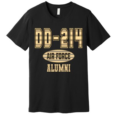 DD 214 US Air Force Alumni USAF Retired Veterans Premium T-Shirt