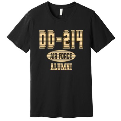 DD 214 US Air Force Alumni USAF Retired Veterans Premium T-Shirt