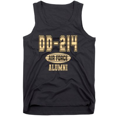 DD 214 US Air Force Alumni USAF Retired Veterans Tank Top