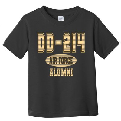 DD 214 US Air Force Alumni USAF Retired Veterans Toddler T-Shirt