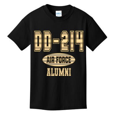 DD 214 US Air Force Alumni USAF Retired Veterans Kids T-Shirt